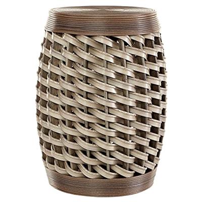 Deco 79 Eclectic Rattan Round Accent Table, Set of 2 14