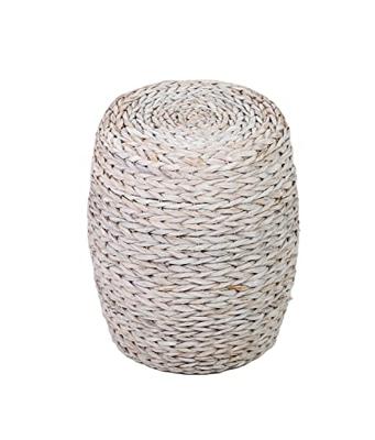 HomeView Design Round Side Table Handwoven Rattan Stool Table for Garden, Backyard, Patio, or Bed Room, Living Room… - rattan garden stools - B0BB5KC74L