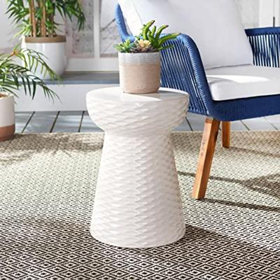 Safavieh Daphne Glazed Ceramic Decorative Garden Stool, Cream - safavieh garden stools - B00N0BG8VQ