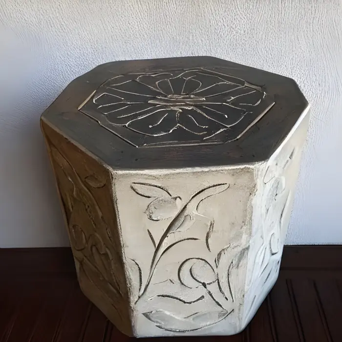 Unique garden stools idea - octagonal garden stool