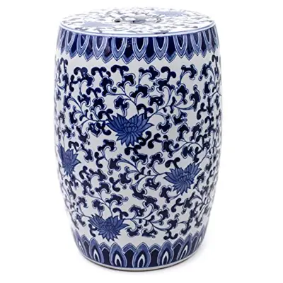 Euro Ceramica Claybarn Blue Garden Porcelain 16