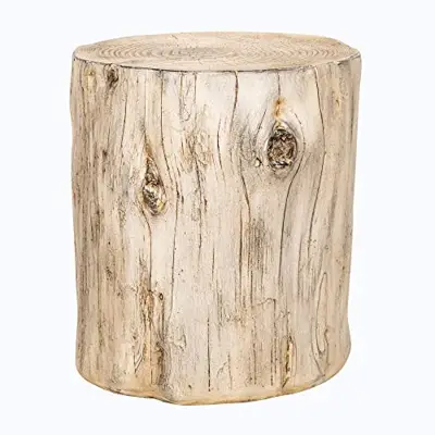 Ball & Cast Concrete Stool End Table, 16.5