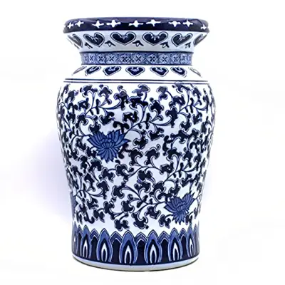 Euro Ceramica Claybarn Blue Garden Porcelain 16