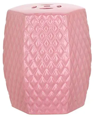 Safavieh Kids Collection Diamonds Kids Garden Stool - pink garden stools - B00UAA1766