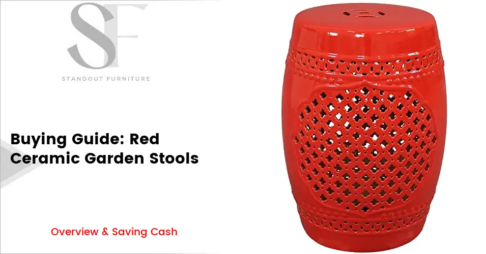 Red Ceramic Garden Stools Buying Guide | Cost Factors