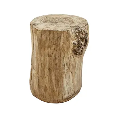 Ball & Cast Concrete Stool End Table, 16.9