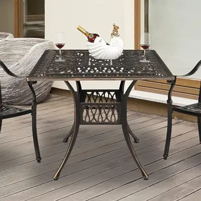 Buying Guide 36 Square Cast Aluminum Table