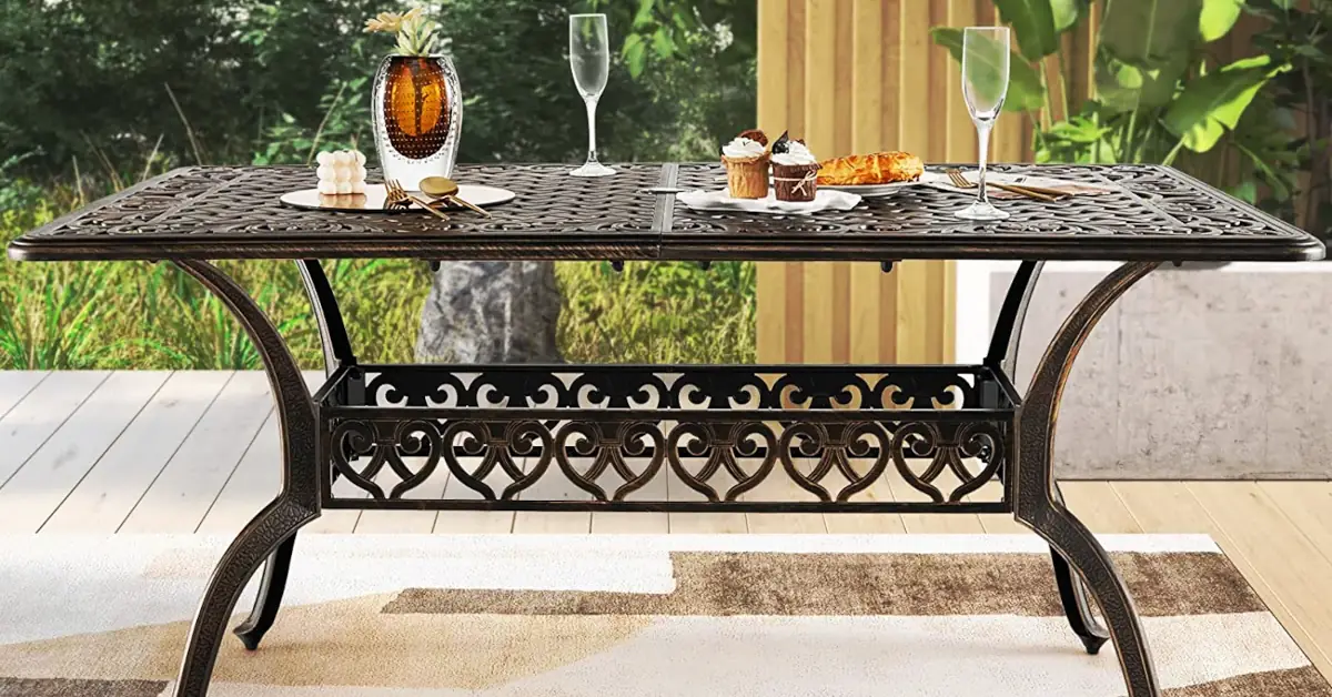 You are currently viewing Cast Aluminum Dining Table For 6 – Buying Guide