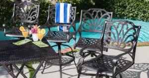 Cast Aluminum Outdoor Swivel Bar Stools Buyers Guide featured