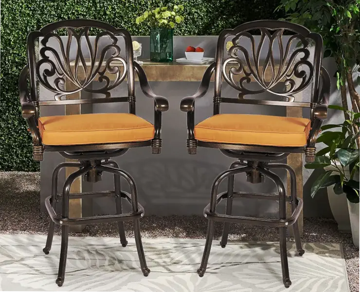 Cast Aluminum Outdoor Swivel Bar Stools Buyers Guide