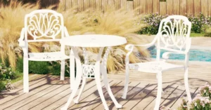 White Cast Aluminum Bistro Set - Buyers' Guide