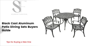 Black Cast Aluminum Patio Dining Sets Buyers' Guide