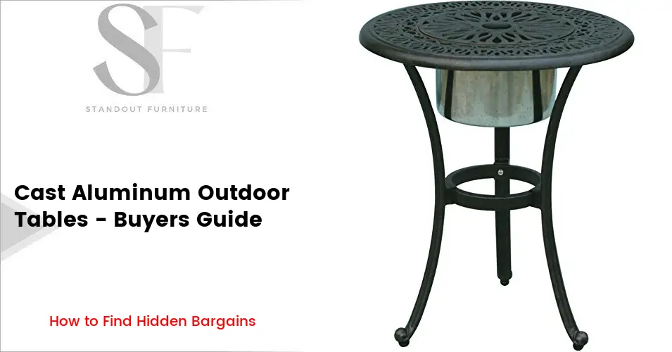 Buyers Guide: Cast Aluminum Outdoor Tables