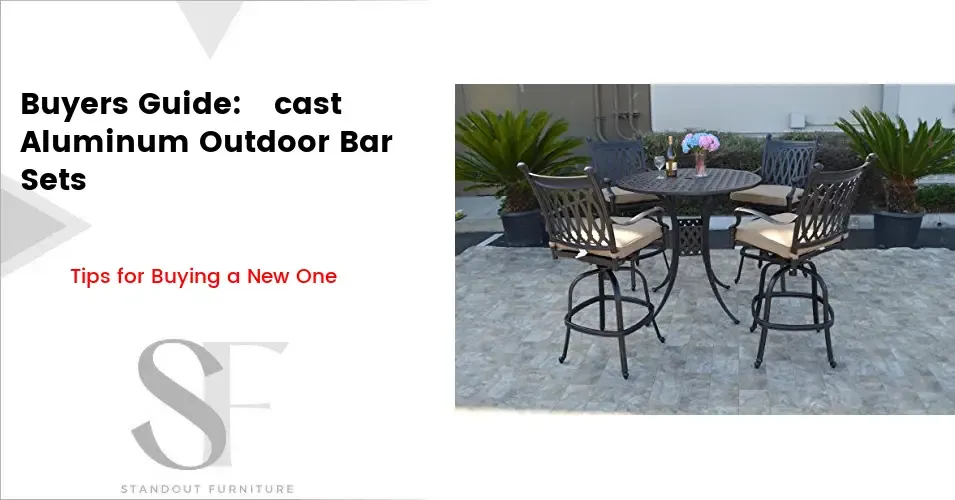 Buying Guide: Cast Aluminum Outdoor Bar Set