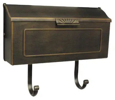 Special Lite Products SHH-1006-BRZ Horizon Horizontal Mailbox, Bronze - wall mount cast aluminum mailboxes - B006ZC8EG4