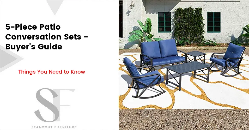 How to Spot a Deal on a 5-Piece Patio Conversation Set?