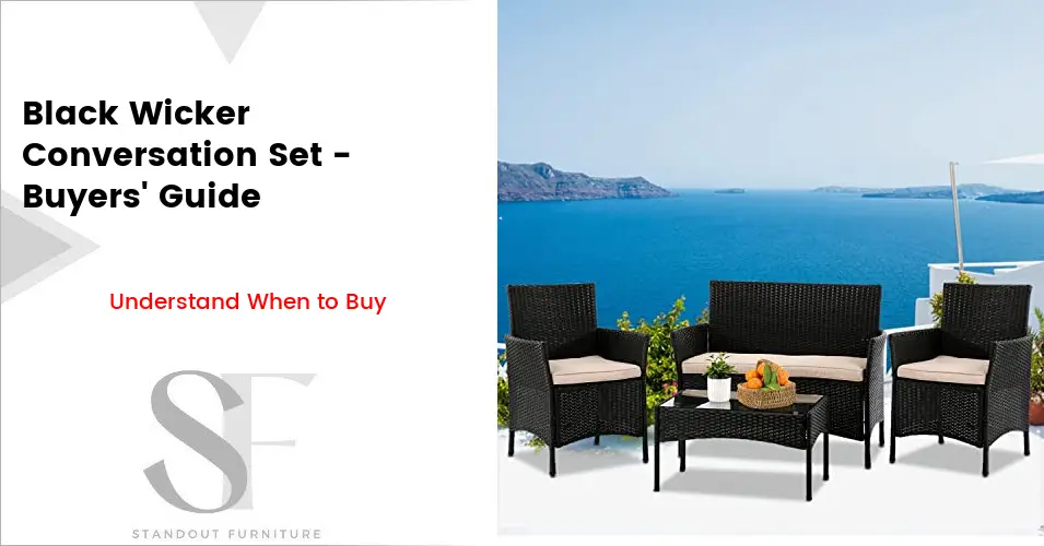 black wicker conversation set featured furniture