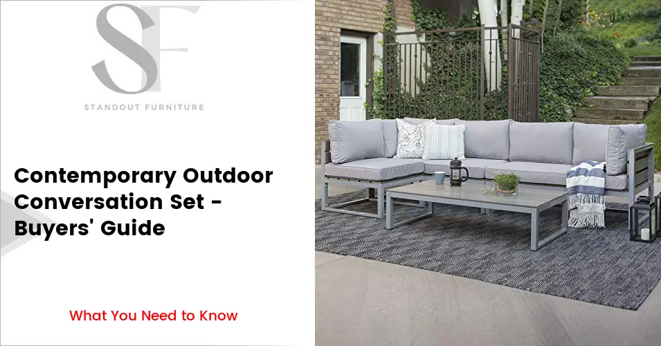 contemporary outdoor conversation sets featured