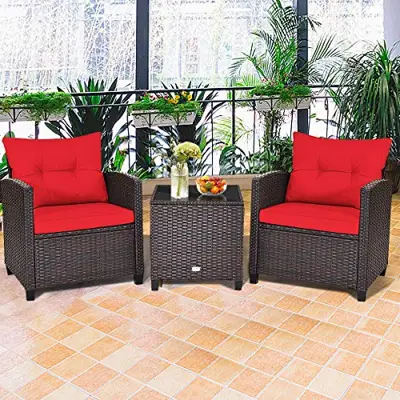 patio conversation sets under $300 - B09XR81DH8