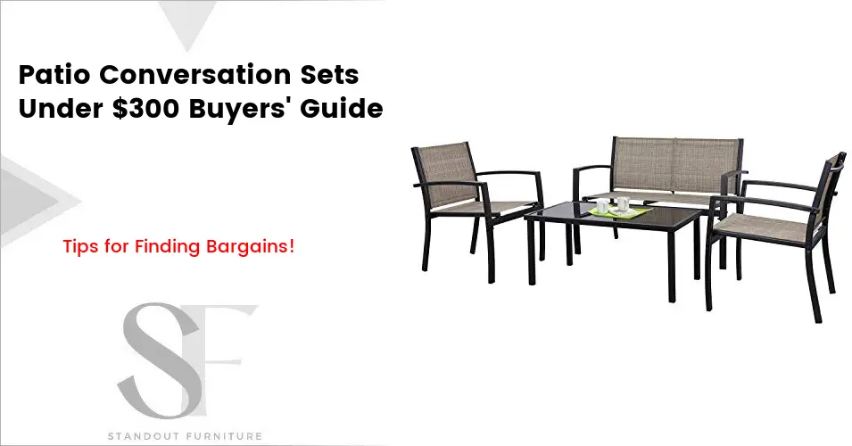 patio conversation sets under $300 featured