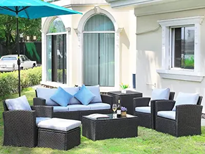 patio conversation sets with ottomans type - B0B2RVVGZL - The Types of Outdoor Conversation Sets